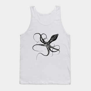 Octopus in Cursive Tank Top